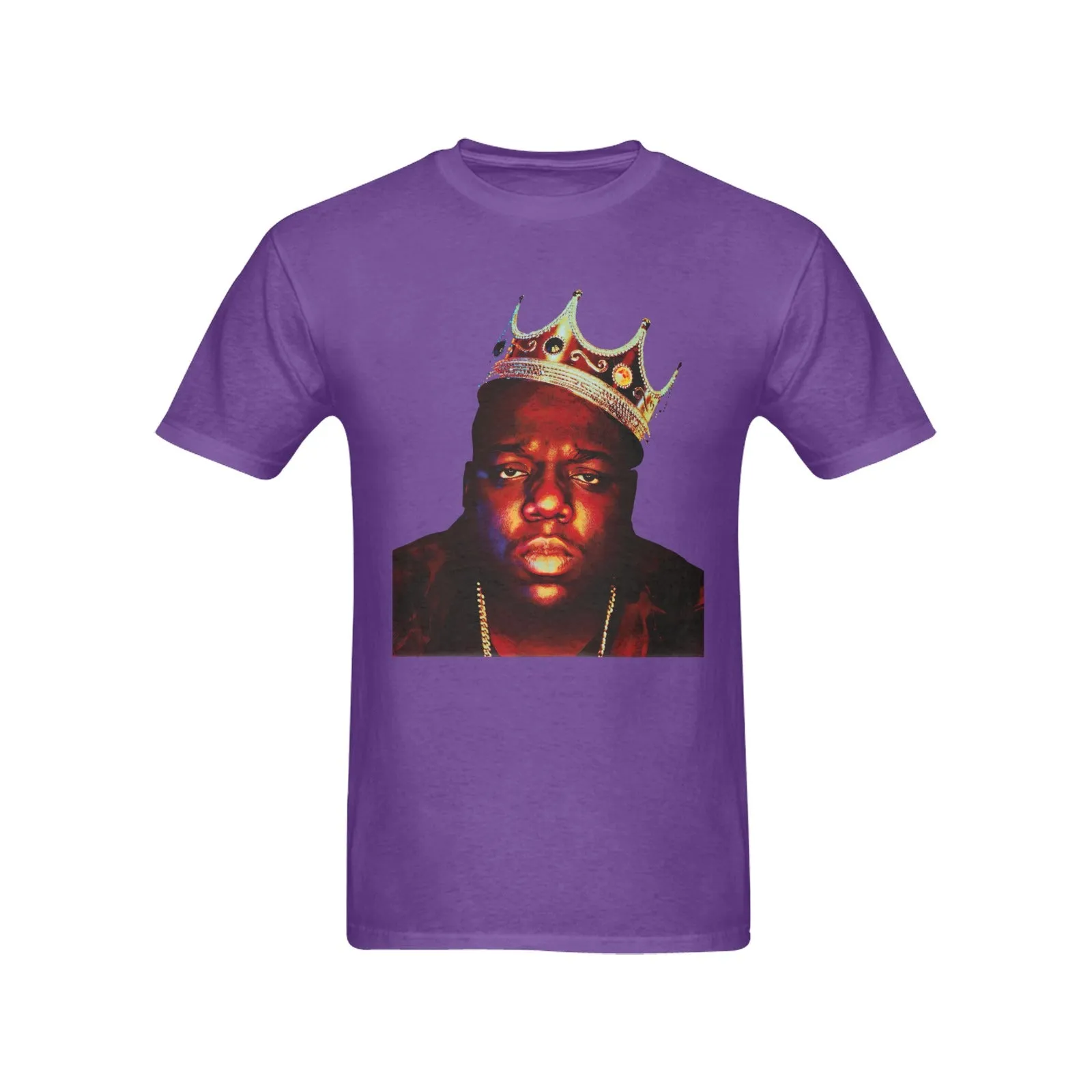 Biggie Smalls Crown Men's T-shirt 100% Cotton