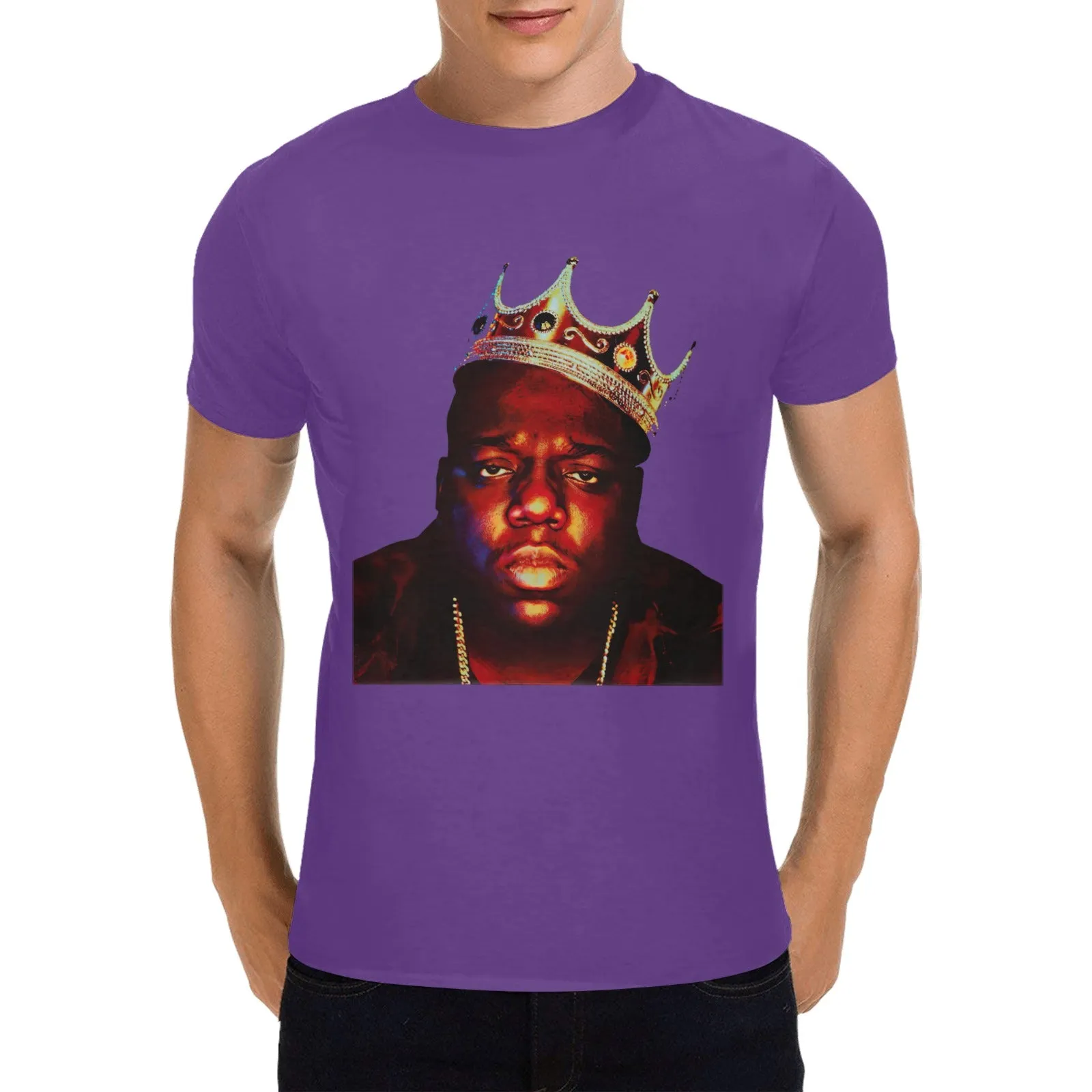 Biggie Smalls Crown Men's T-shirt 100% Cotton