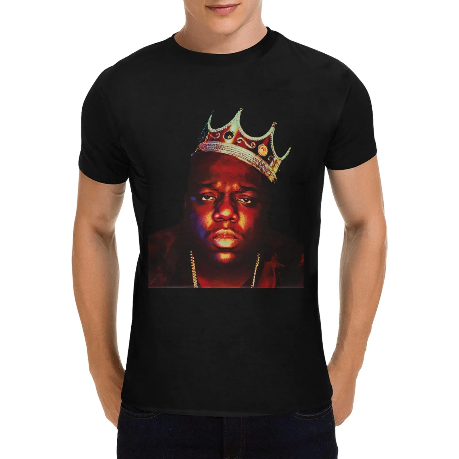 Biggie Smalls Crown Men's T-shirt 100% Cotton