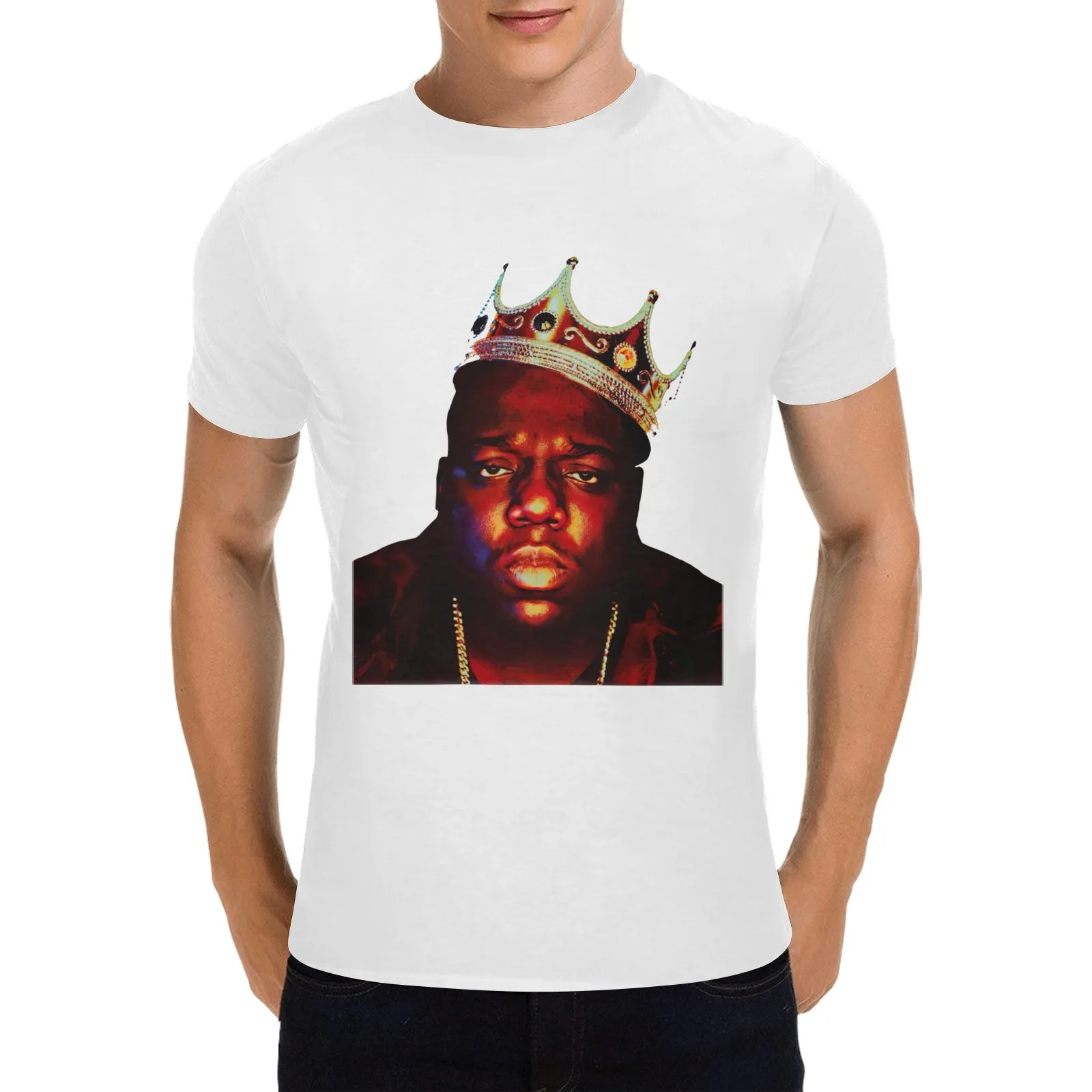 Biggie Smalls Crown Men's T-shirt 100% Cotton