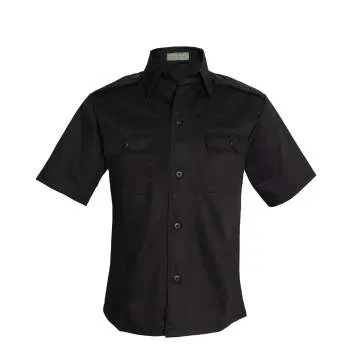 Black Short-Sleeve Tactical Shirt