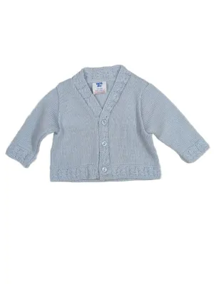 Blue Premature Baby Cardigan