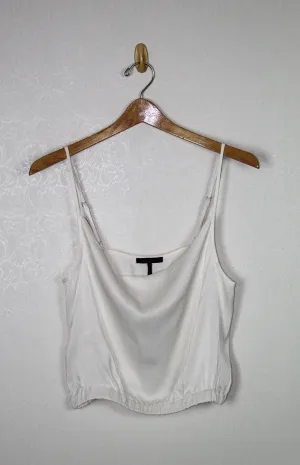 Bobi Cowl Neck Cropped Tank