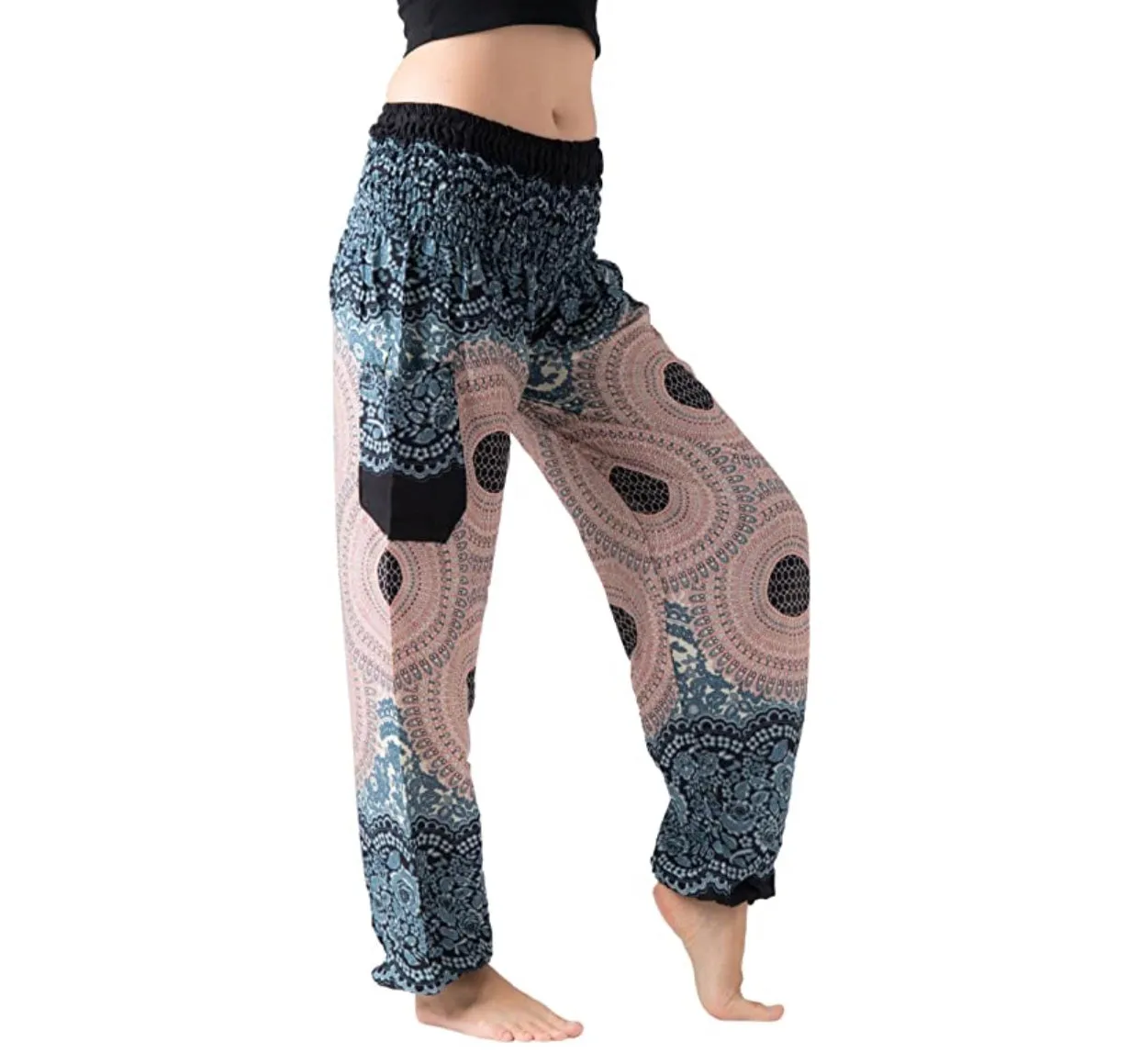Boho yoga pants
