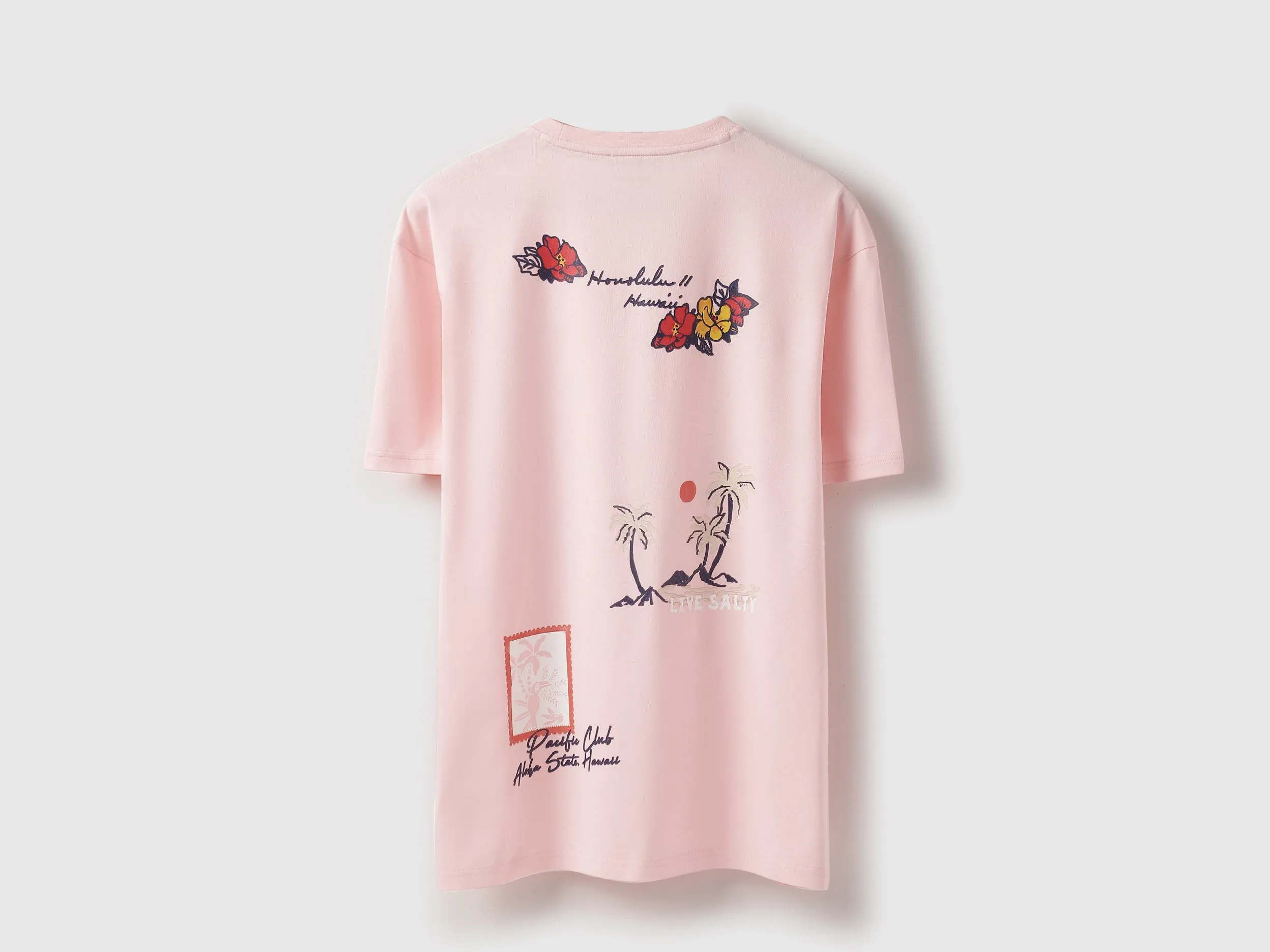 Boxy Fit Round Neck Printed T-Shirt