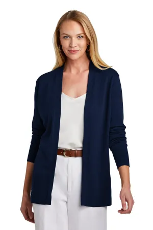 Brooks Brothers Women's Cotton Stretch Long Cardigan Sweater BB18403 Navy Blazer