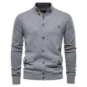 Button Up Cardigan(Grey)