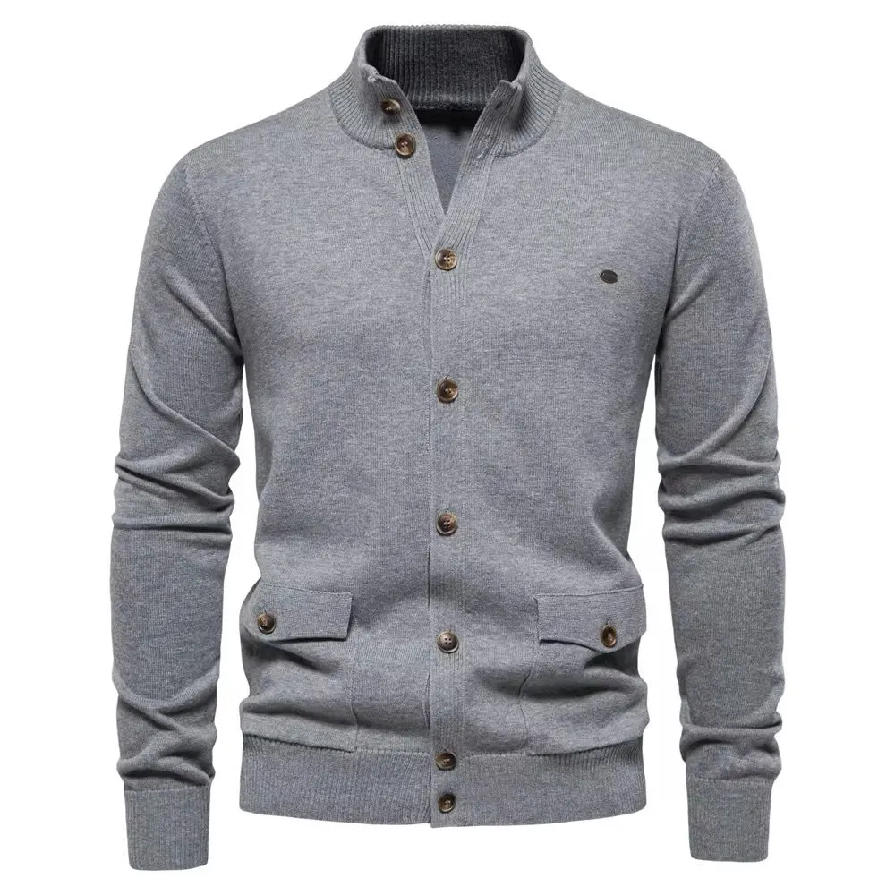Button Up Cardigan(Grey)