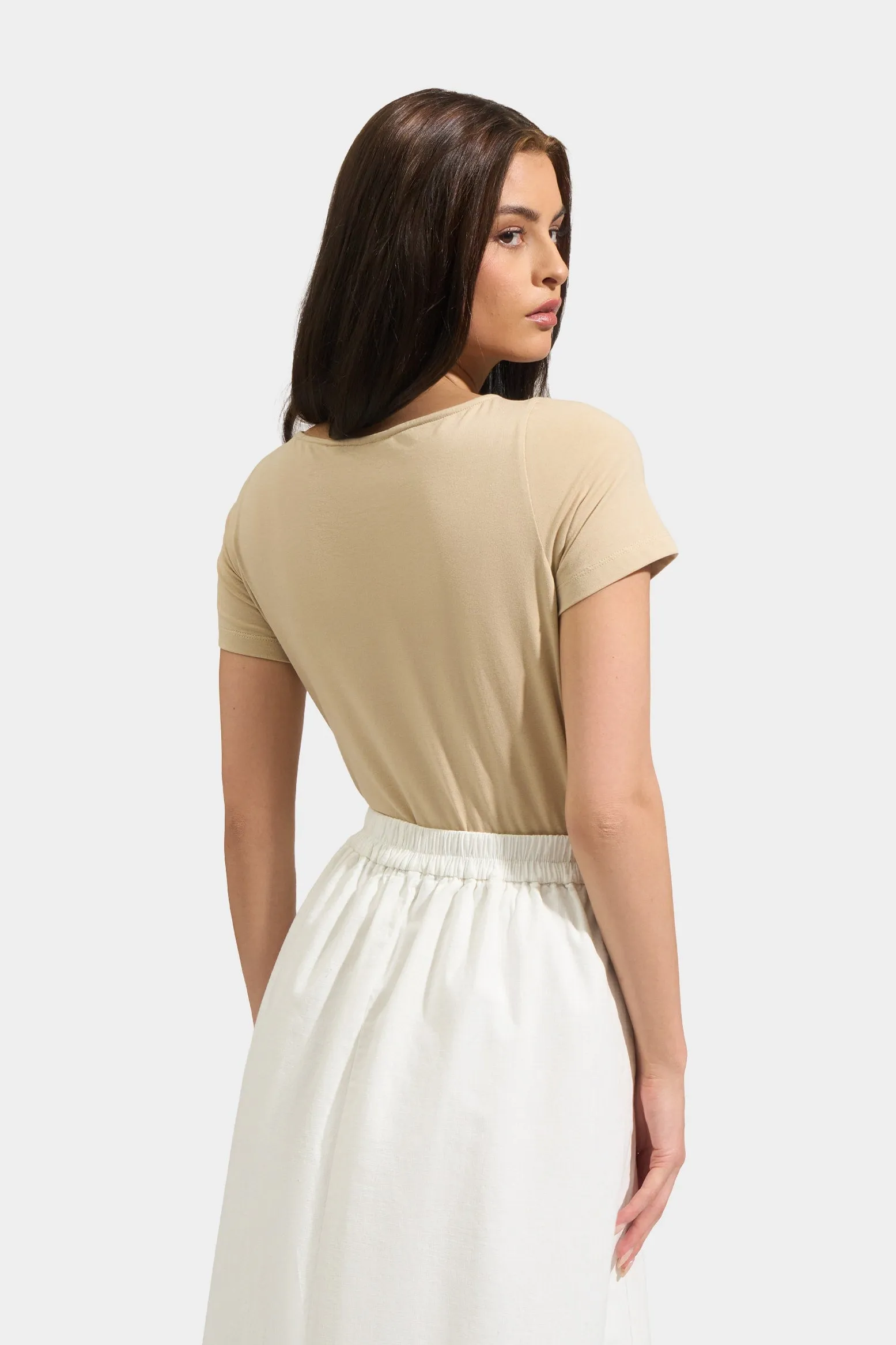 Cap Sleeves Tee