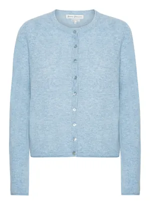 Clara Cardigan Light Blue Mel