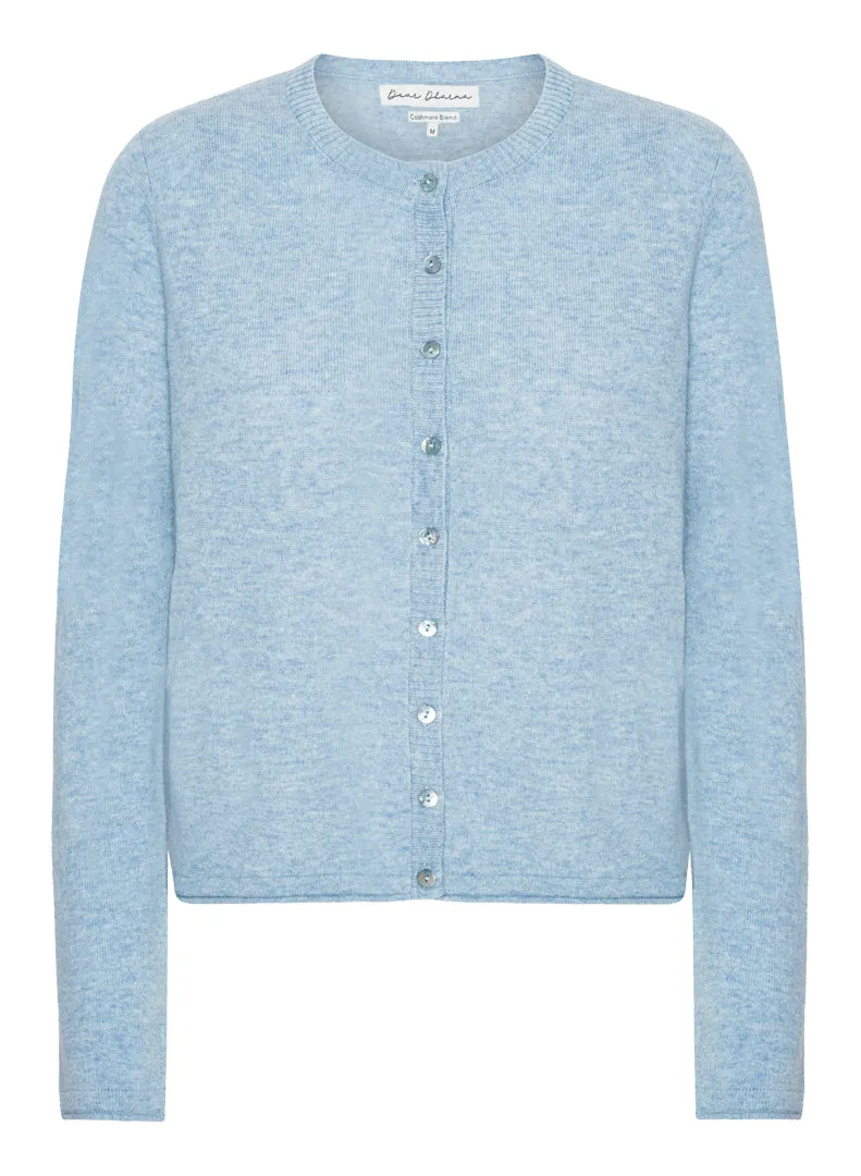 Clara Cardigan Light Blue Mel