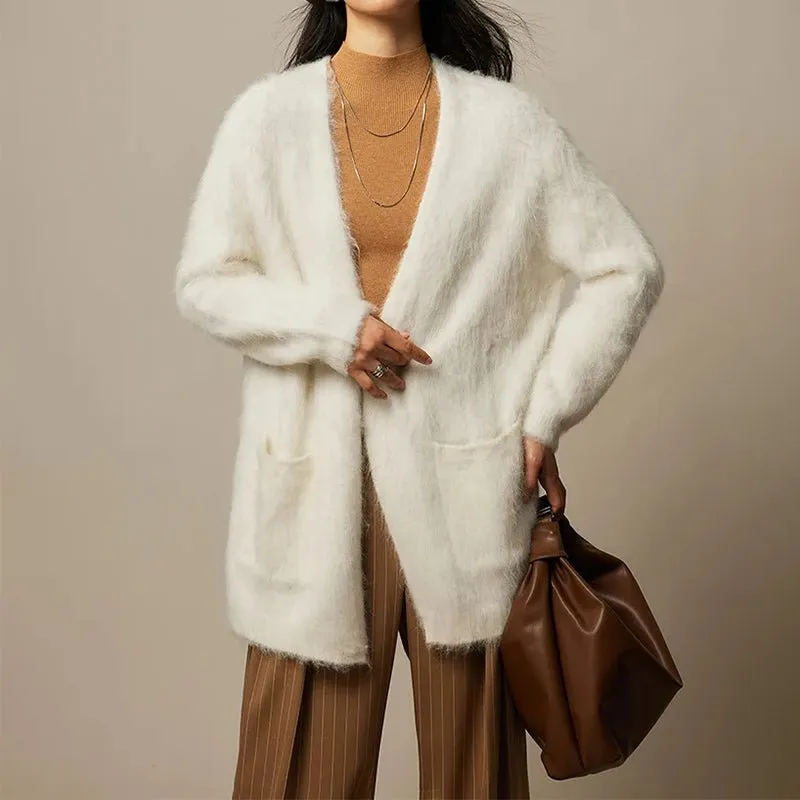 Céleste Bouchard Soft Alpaca Cardigan