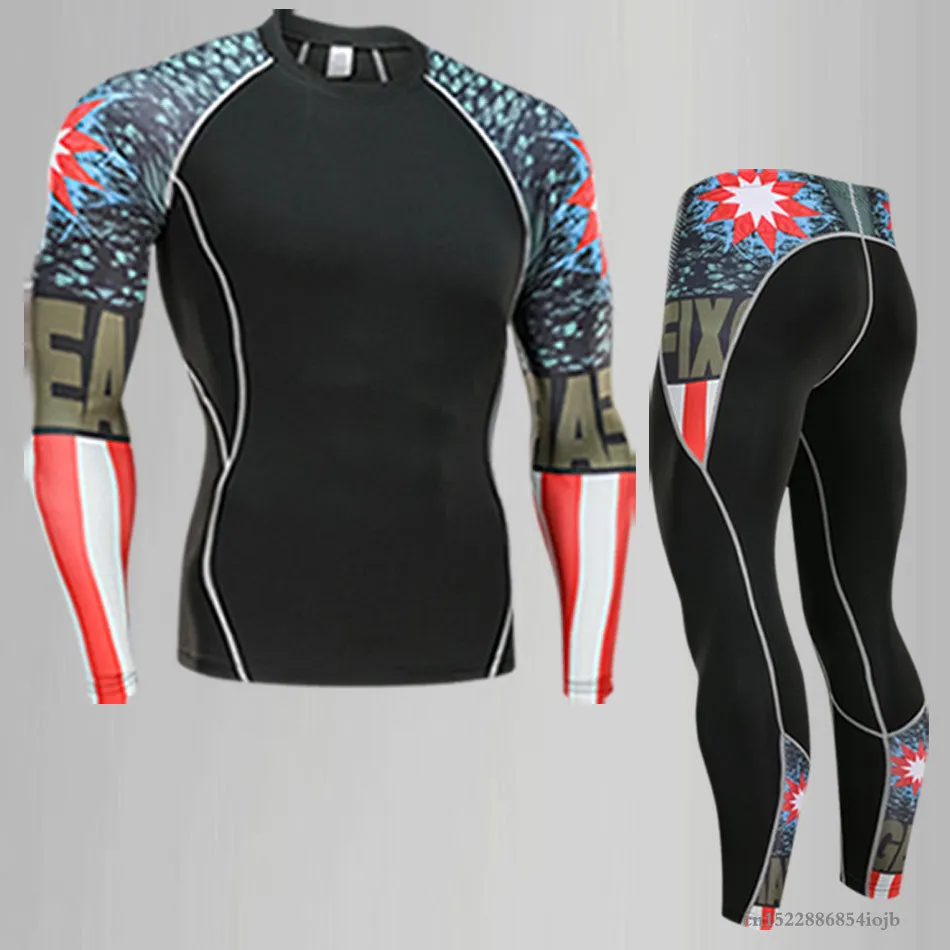 Compression Shirt   Pants Skin-Tight Suit