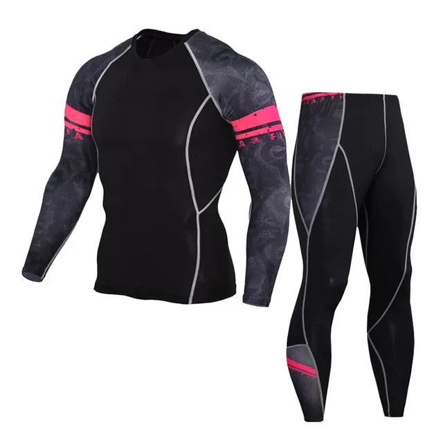 Compression Shirt   Pants Skin-Tight Suit