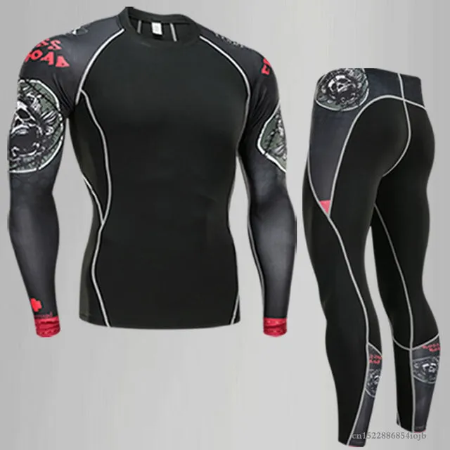 Compression Shirt   Pants Skin-Tight Suit