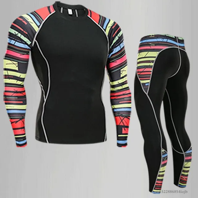 Compression Shirt   Pants Skin-Tight Suit