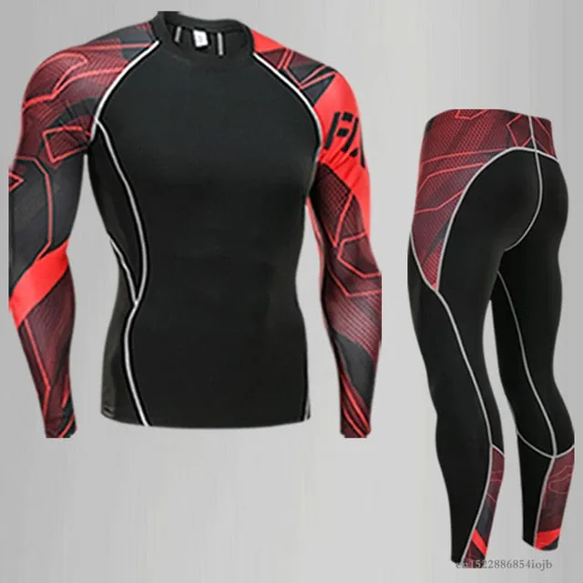 Compression Shirt   Pants Skin-Tight Suit