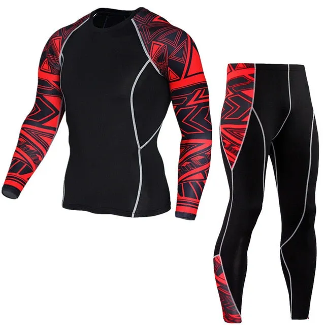 Compression Shirt   Pants Skin-Tight Suit