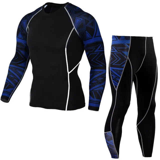Compression Shirt   Pants Skin-Tight Suit