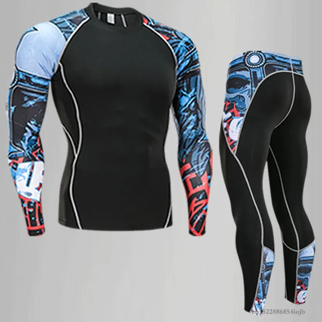 Compression Shirt   Pants Skin-Tight Suit