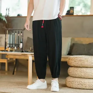 CoolStyle Sommer-Leinen-Freizeithose für Männer