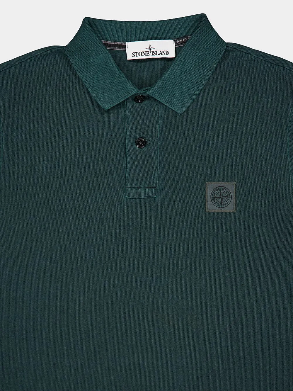 Dark Green Signature Compass Polo