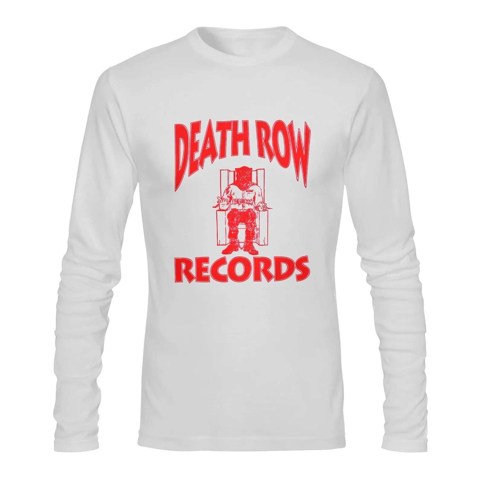 Death Row Records Red Logo Custom Men's Long sleeve T-shirt