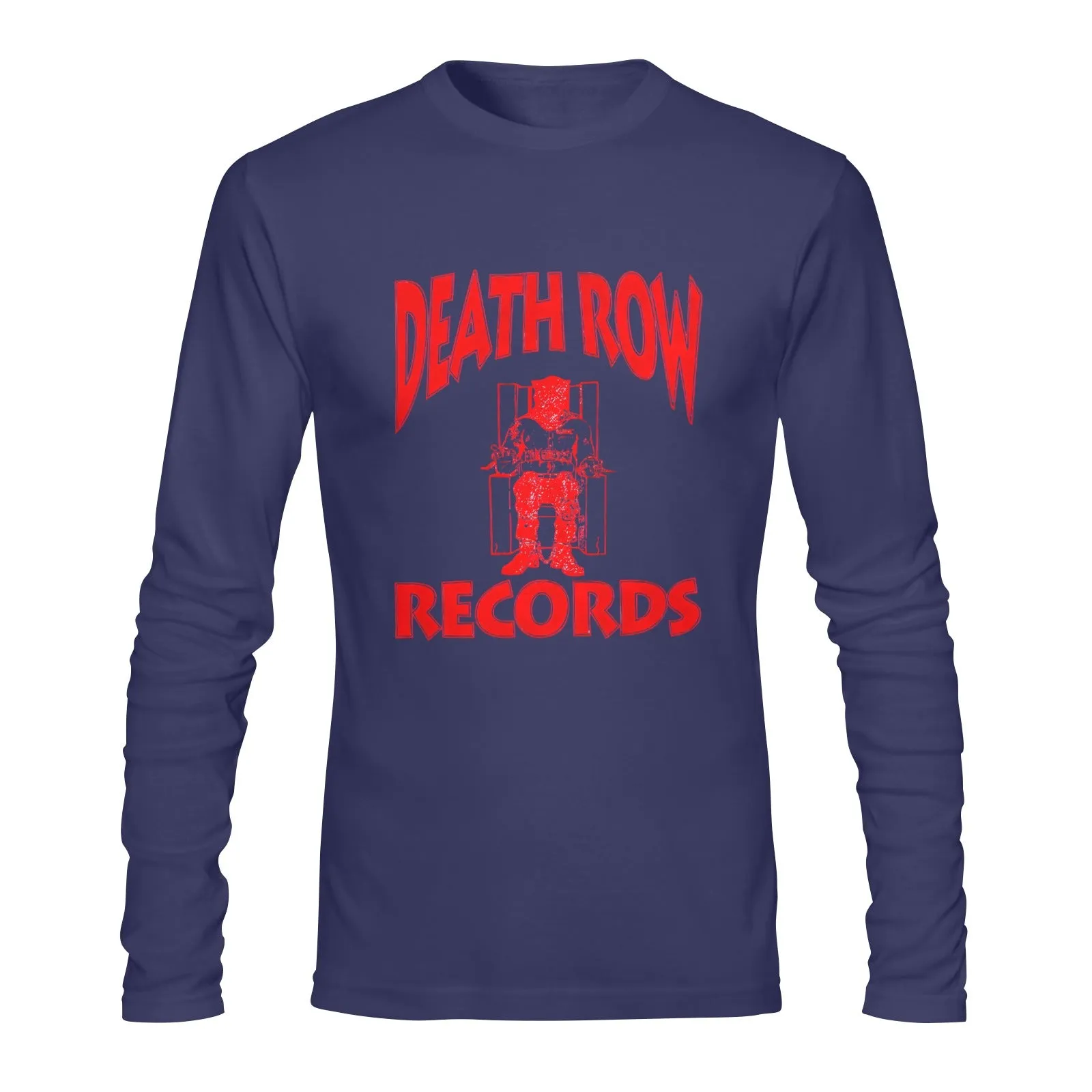 Death Row Records Red Logo Custom Men's Long sleeve T-shirt