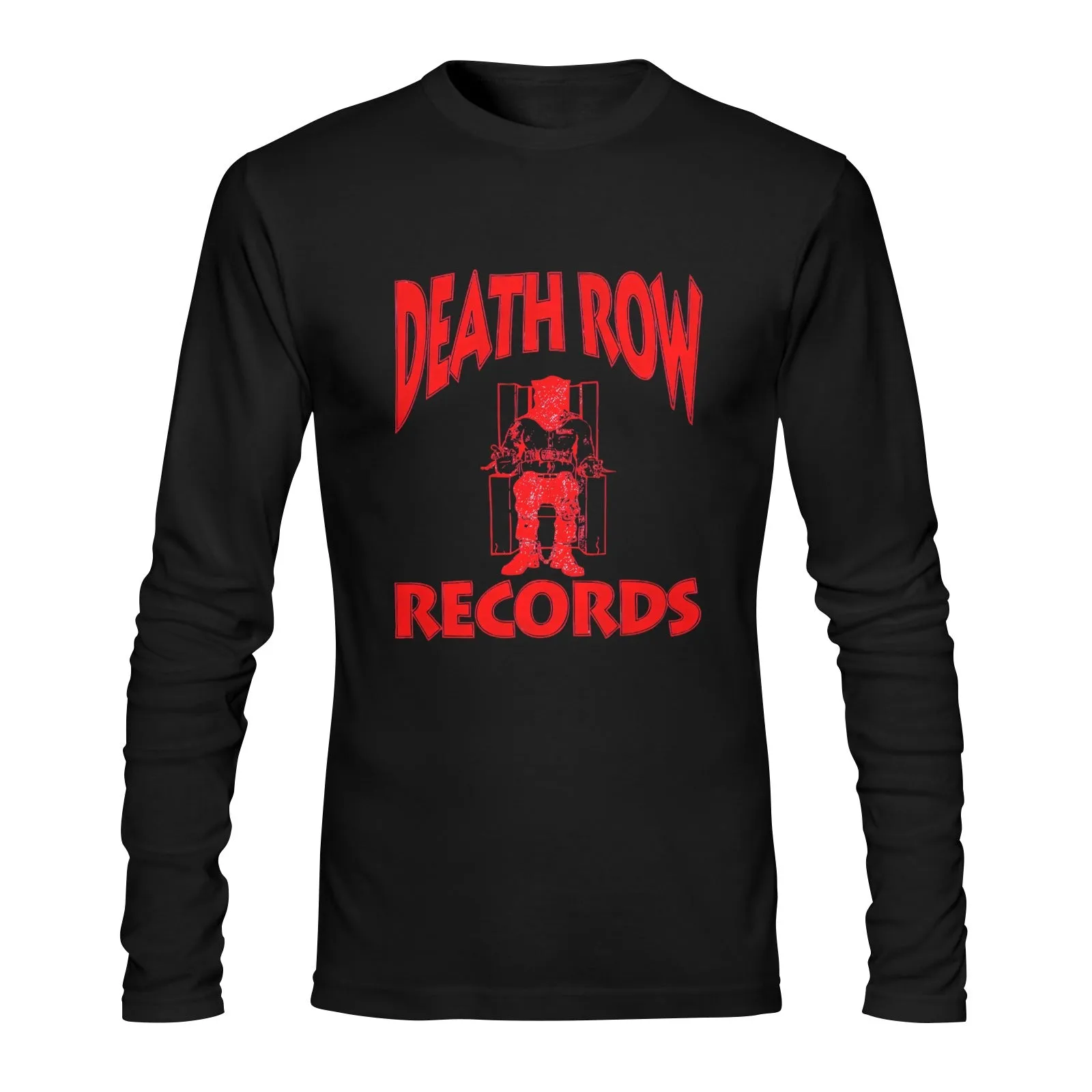 Death Row Records Red Logo Custom Men's Long sleeve T-shirt