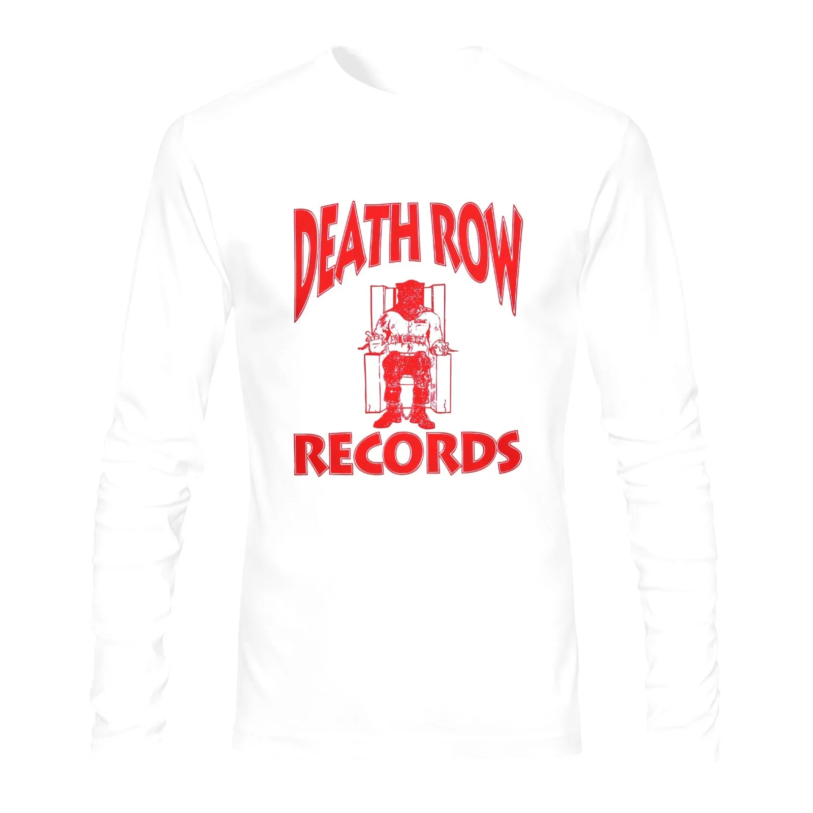 Death Row Records Red Logo Custom Men's Long sleeve T-shirt