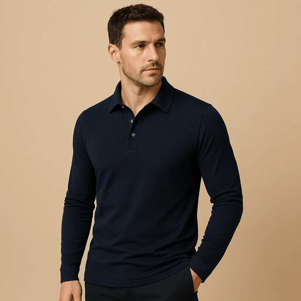 Domoir | Refined Cotton Polo Shirt