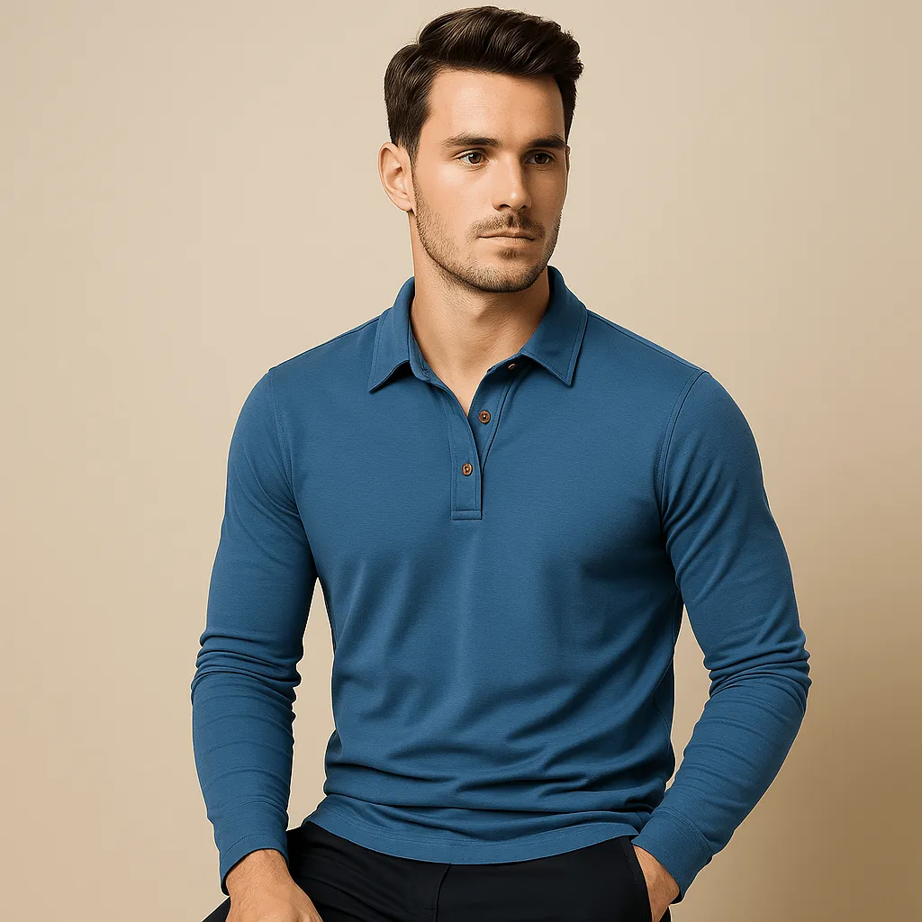 Domoir | Refined Cotton Polo Shirt