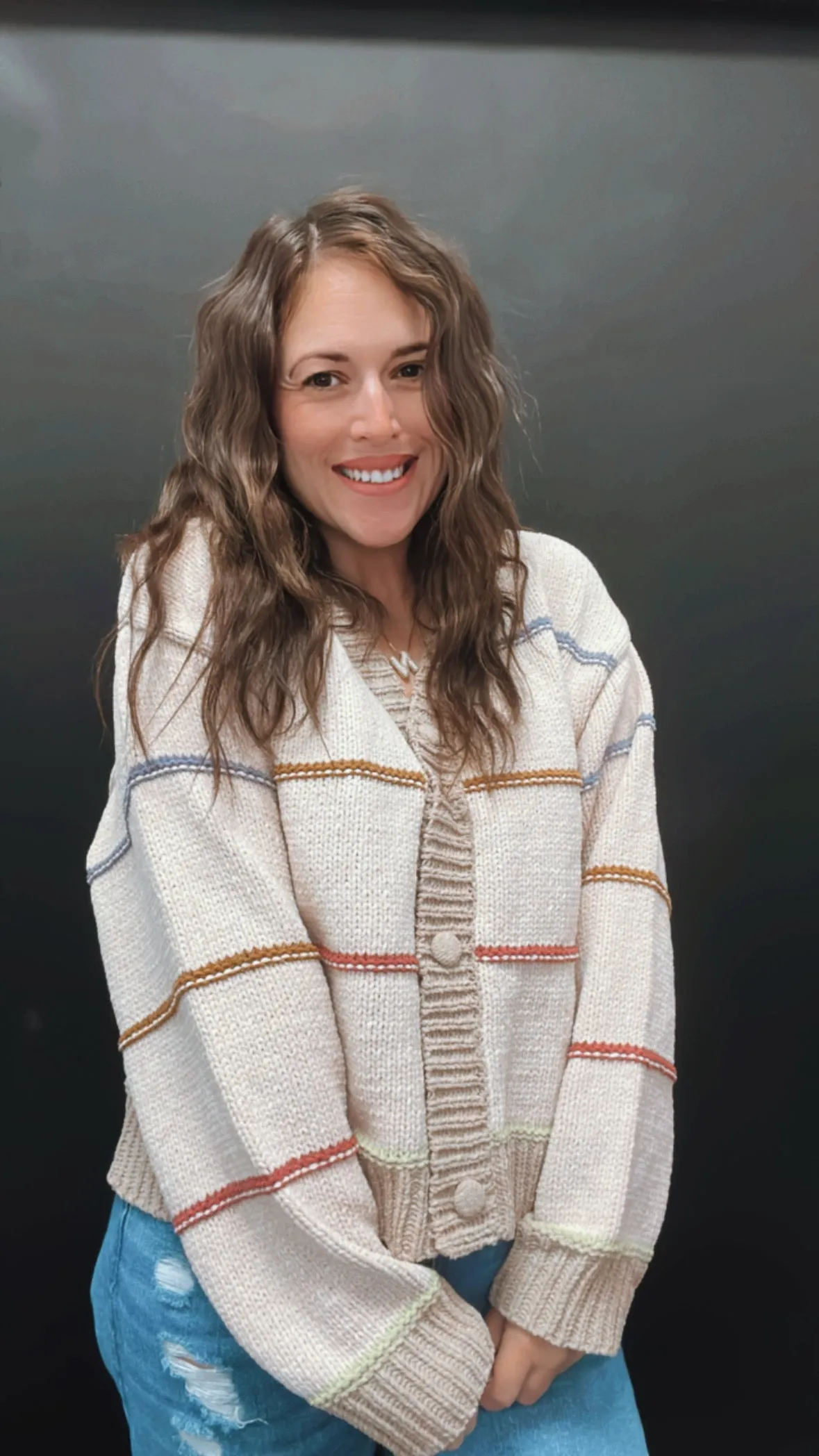 Easy Does It Stripe Cardigan