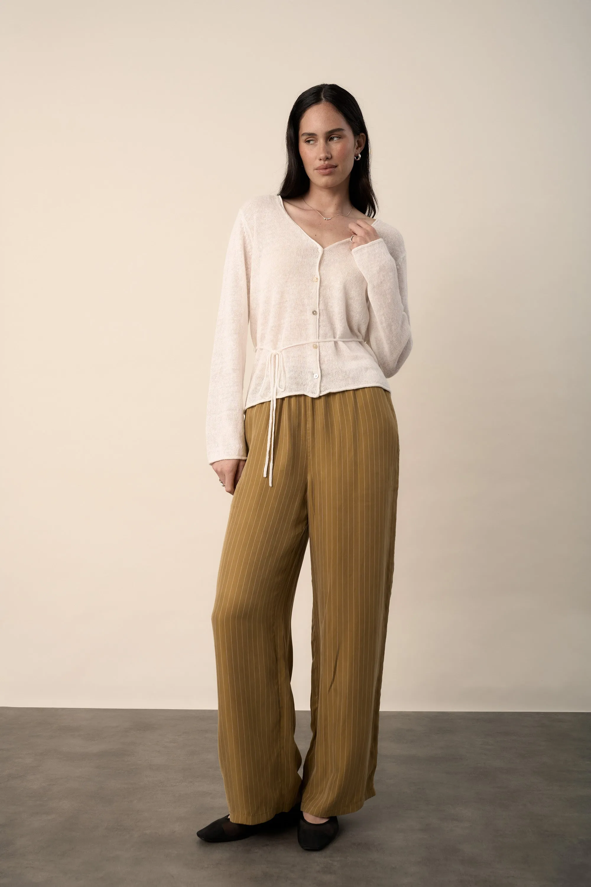 Elementary Delilah Tie Waist Cardigan