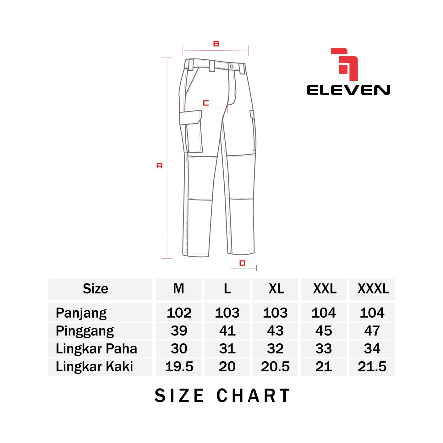 Eleven Celana Panjang Keva