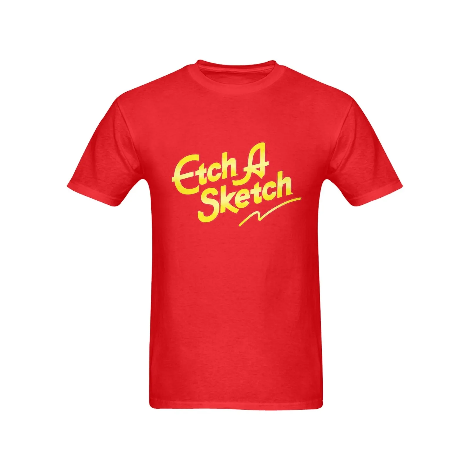 Etch A Sketch Men's T-shirt 100% Cotton