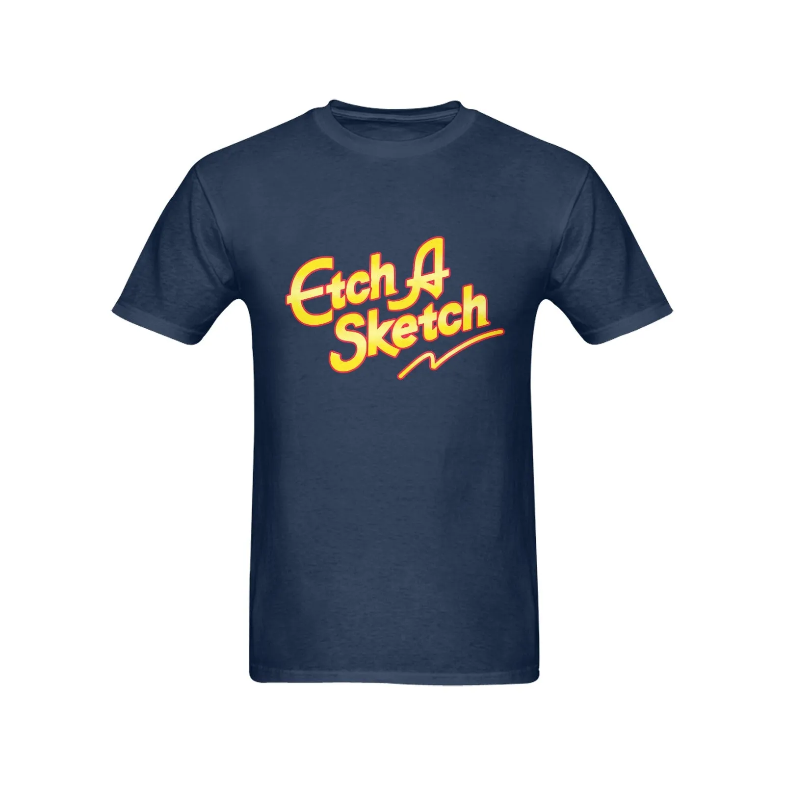 Etch A Sketch Men's T-shirt 100% Cotton