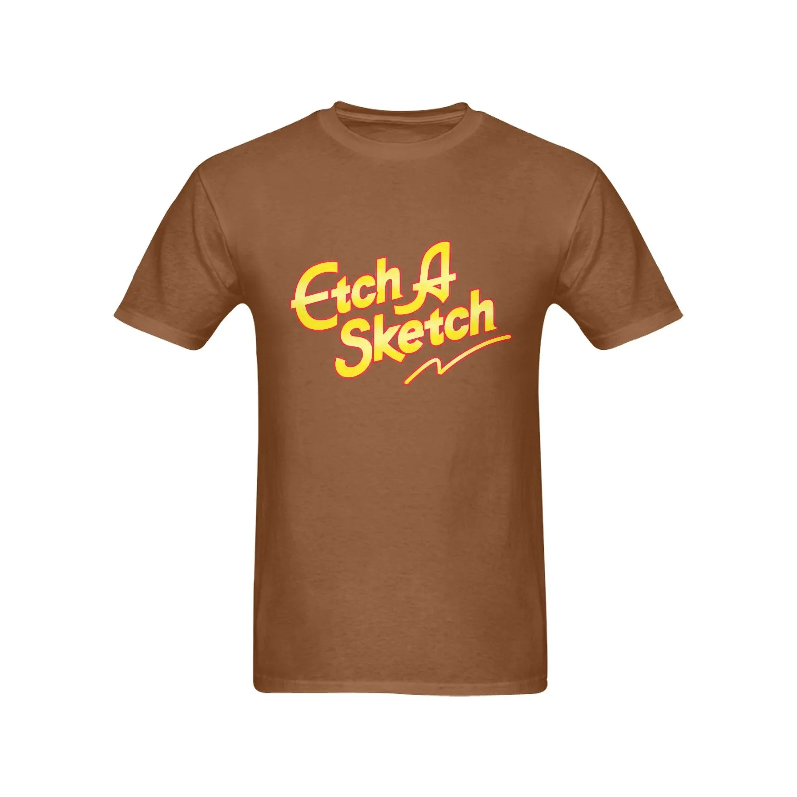Etch A Sketch Men's T-shirt 100% Cotton