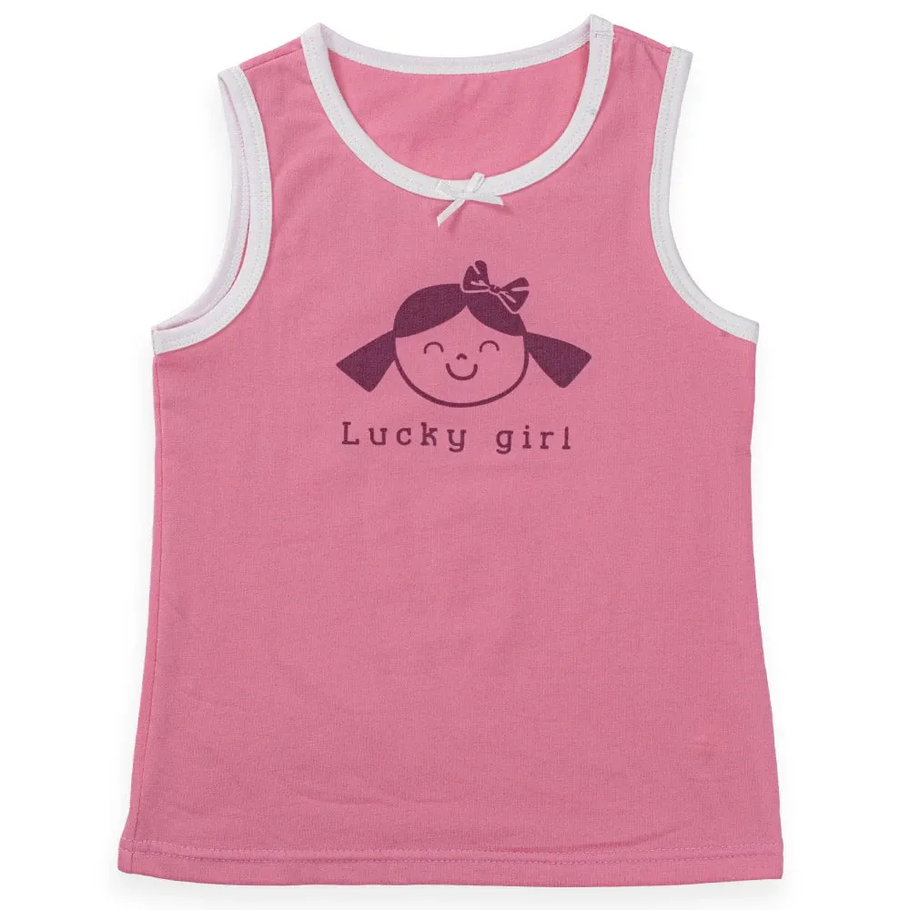 Floral Cartoon Tank Top