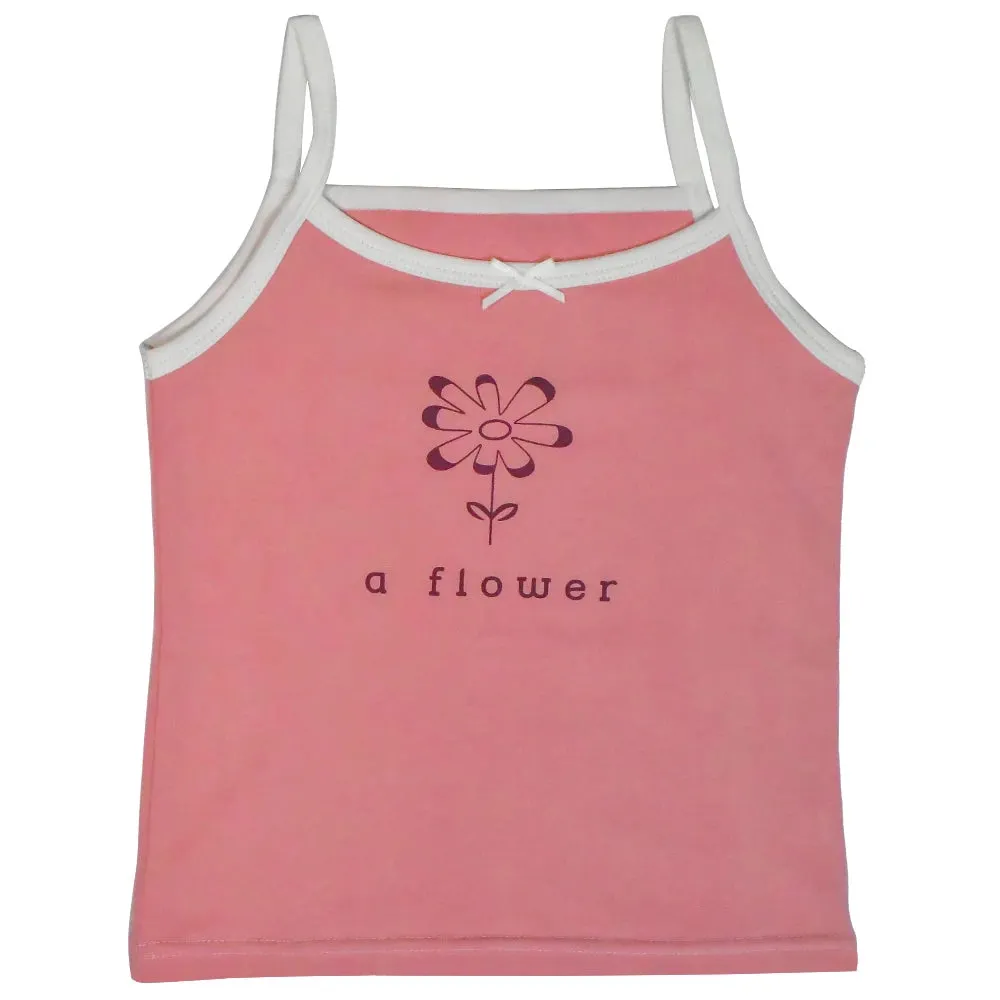 Floral Cartoon Tank Top