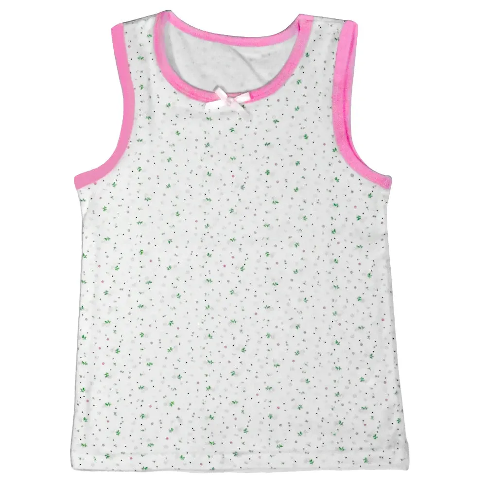 Floral Cartoon Tank Top