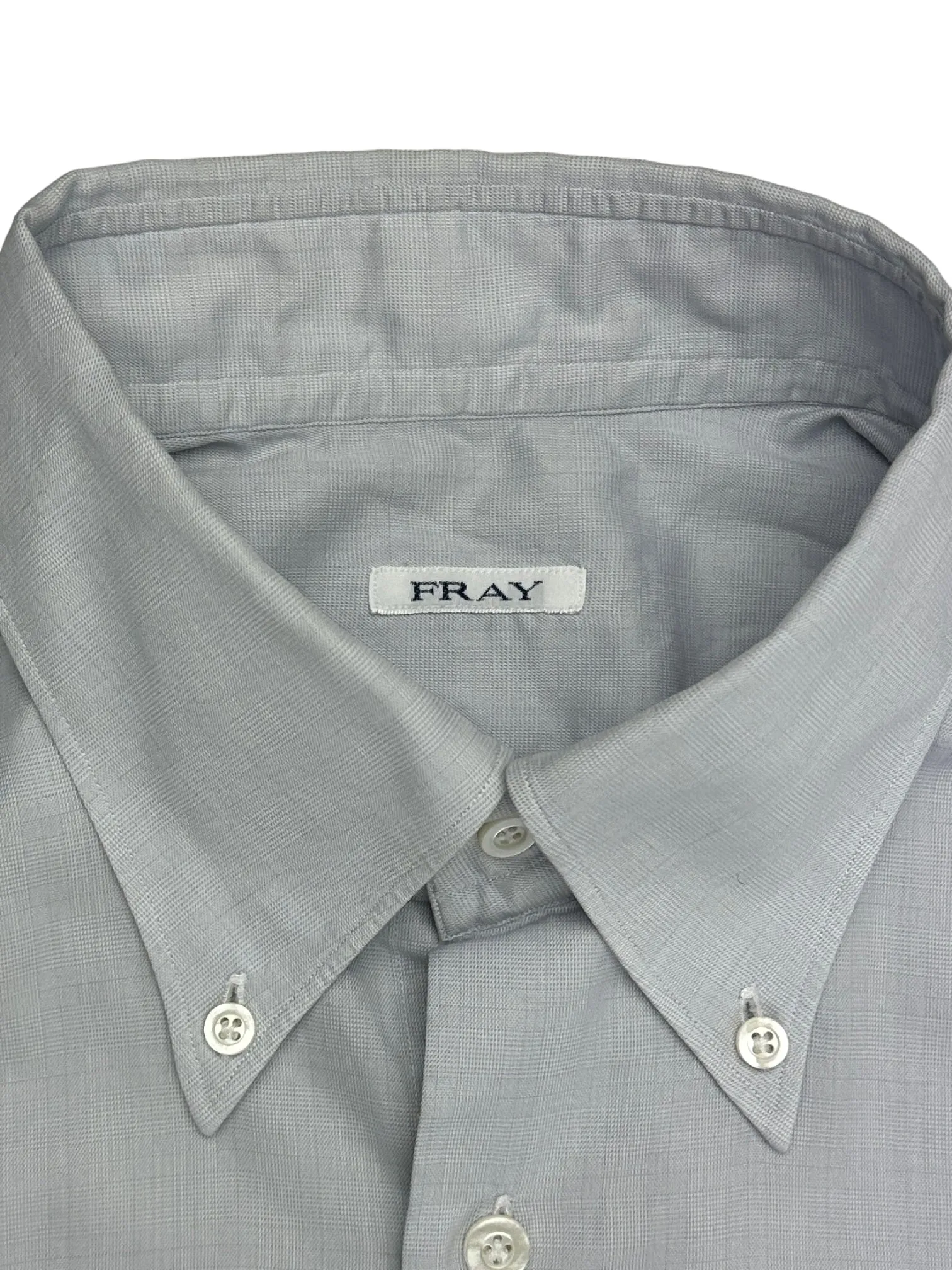 Fray Light Grey Button Down Shirt
