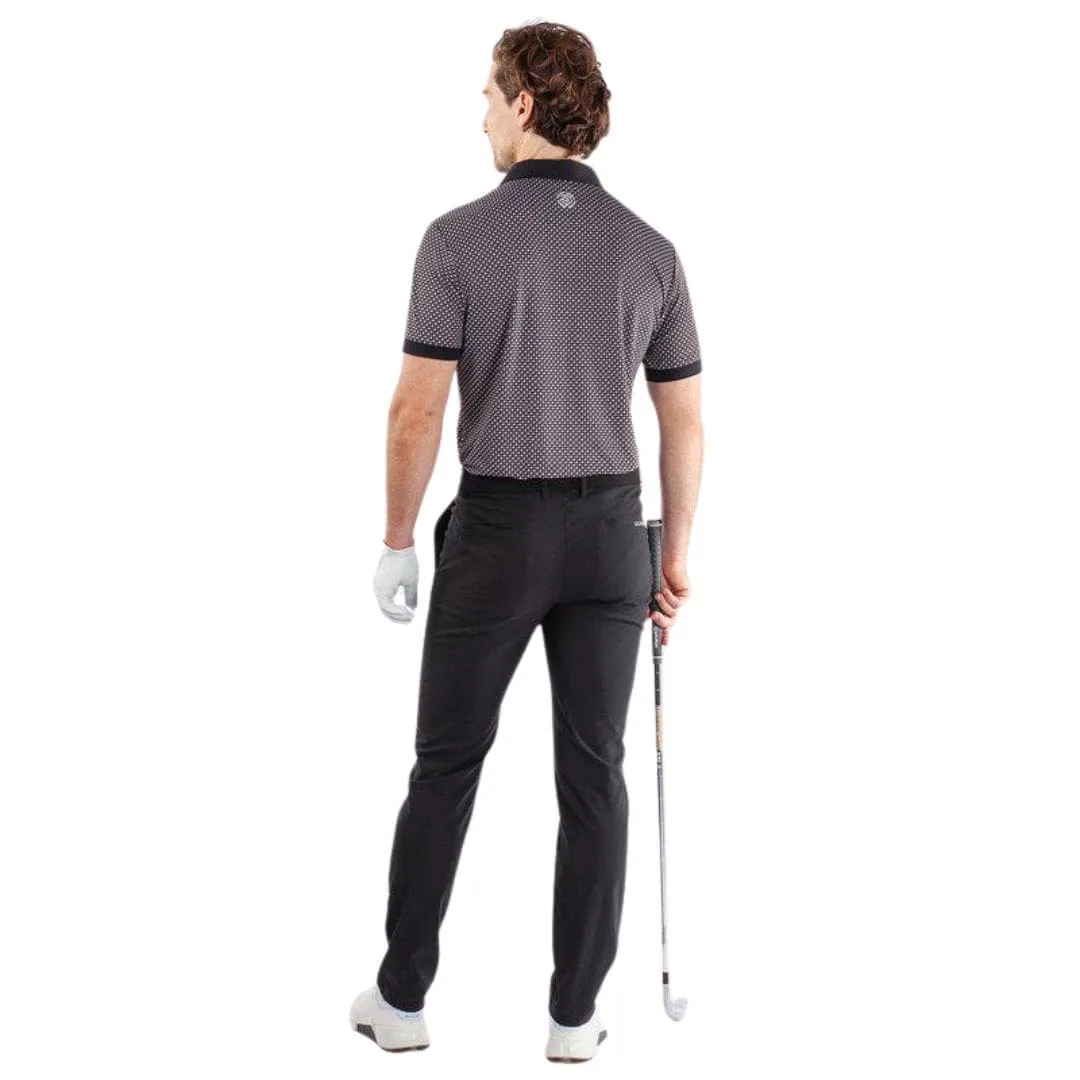 Galvin Green Mate Golf Polo Shirt (Sharkskin & Black)