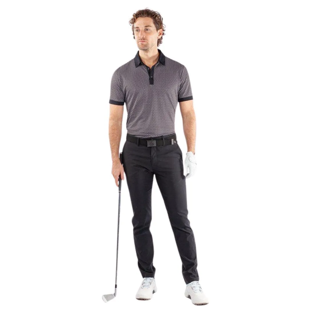 Galvin Green Mate Golf Polo Shirt (Sharkskin & Black)