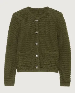 Gaspard Cardigan in Khaki