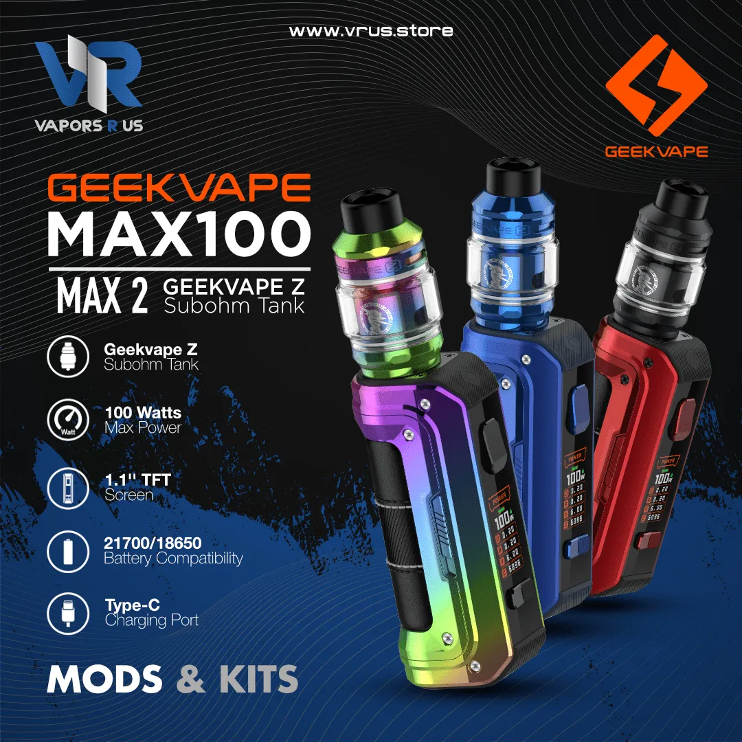 GEEKVAPE - AEGIS MAX100 (Max 2) with Zeus Sub-Ohm Kit