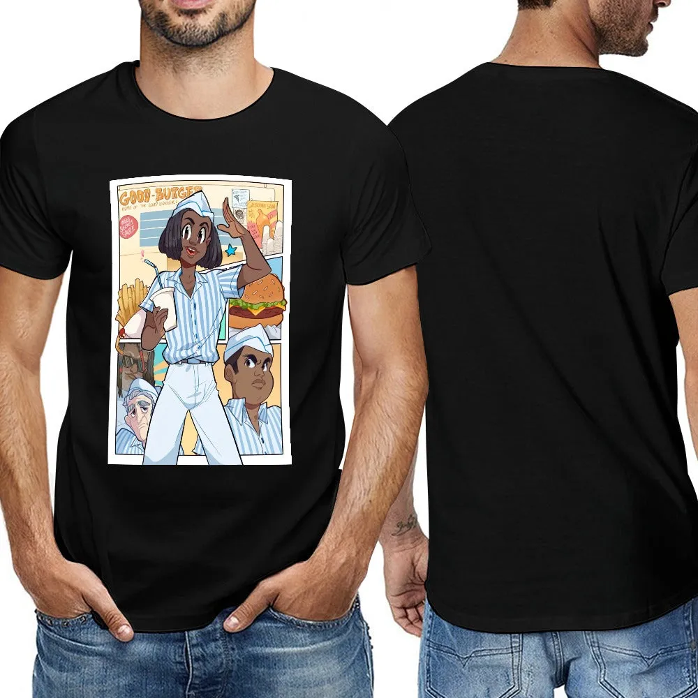 Good Burger Anime Poster Men's Short Sleeve T-shirt - Black