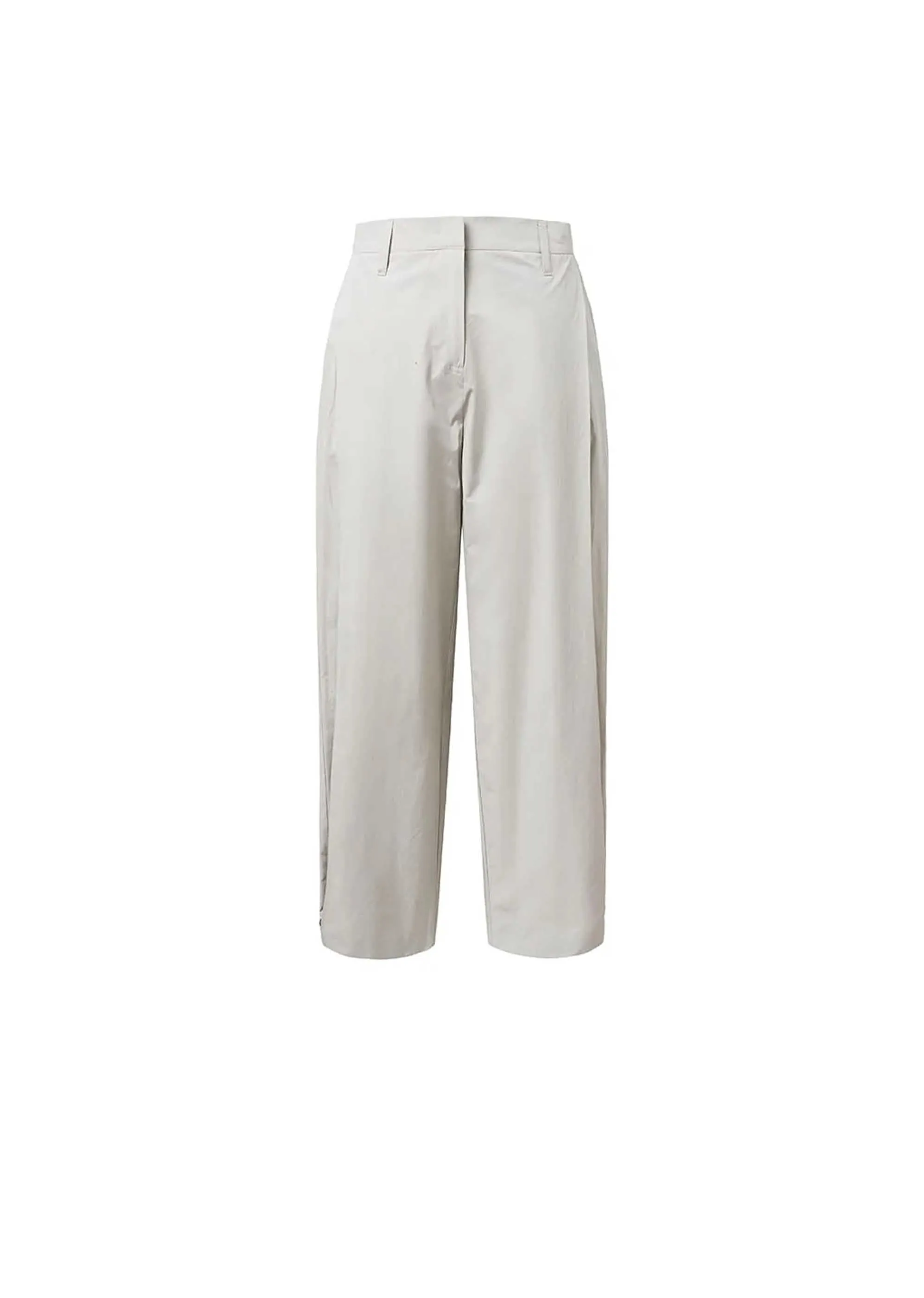 Grey Button Garconne Pants
