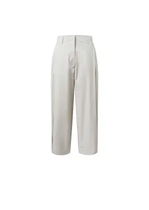 Grey Button Garconne Pants