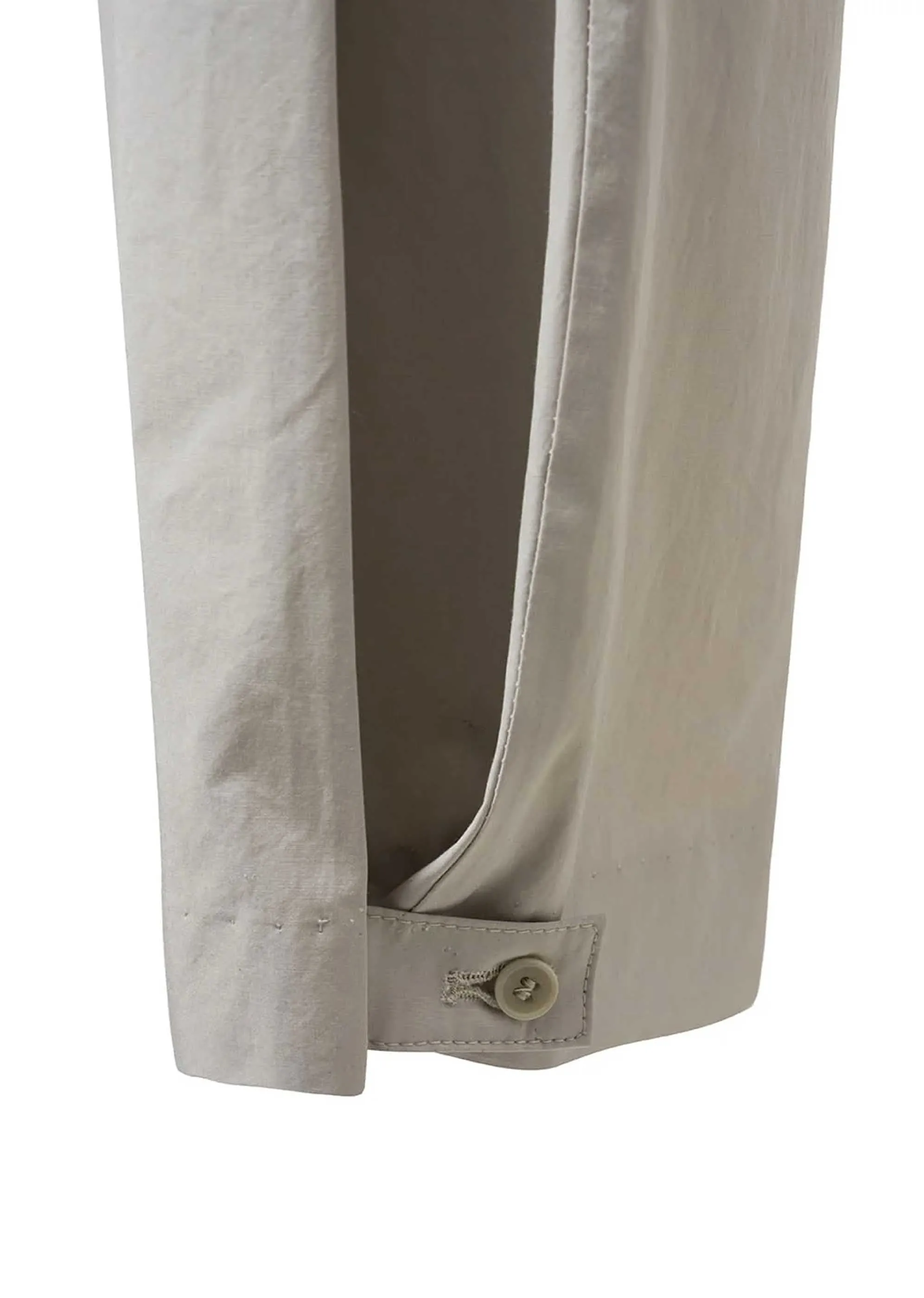 Grey Button Garconne Pants